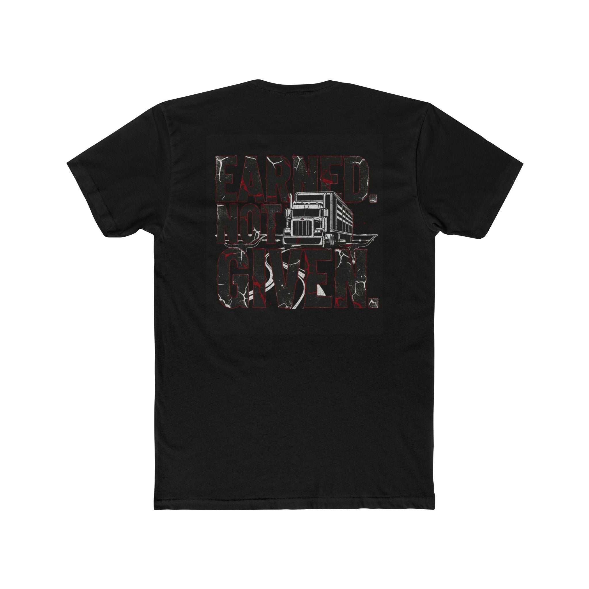 Minnesota Chrome Trucking Tee — Back Graphic Trucker Rig Design