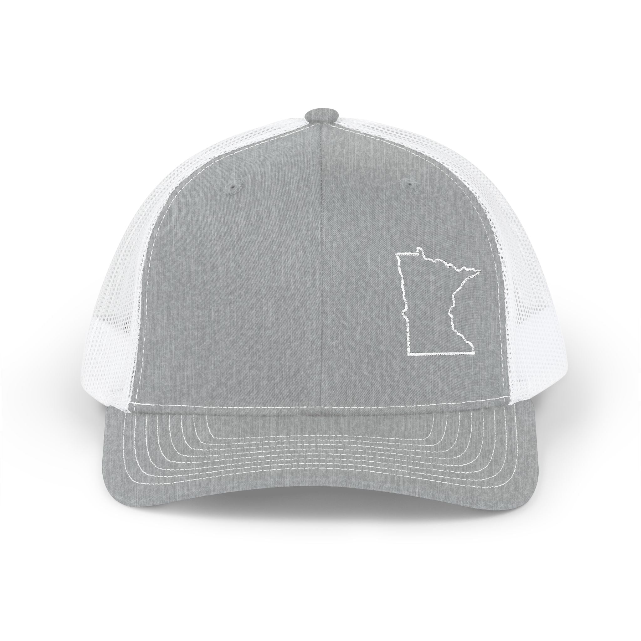 Minnesota Outline Embroidered Trucker Cap